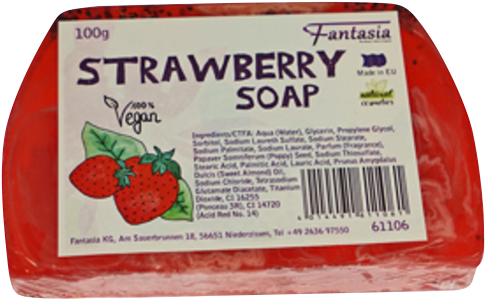 Seifen Fantasia Strawberry Soap, Vegan