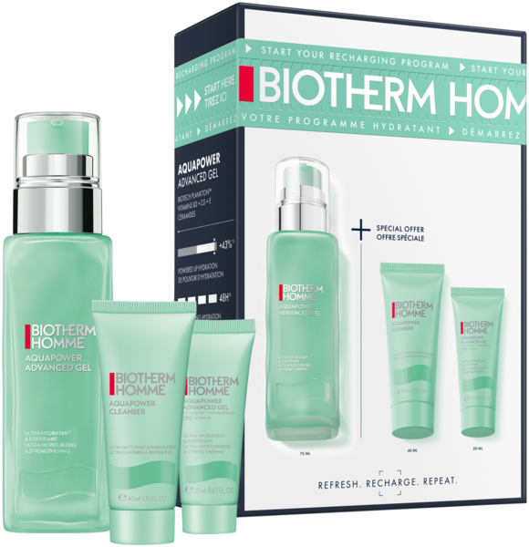 Biotherm Homme Aquapower Routine Set