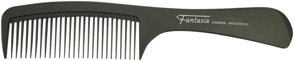 Griffkamm, Grob, Carbon,Anthrazit 22,5 cm