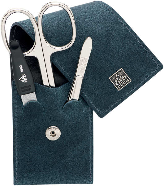Manicure Etuis Erbe Taschen-Etui Velour, rostfrei