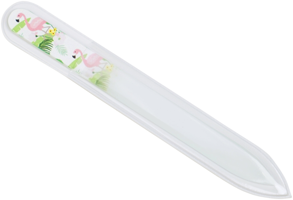 Feilen Fantasia Glasfeile "Flamingo" doppelseitig Länge 13,5 cm