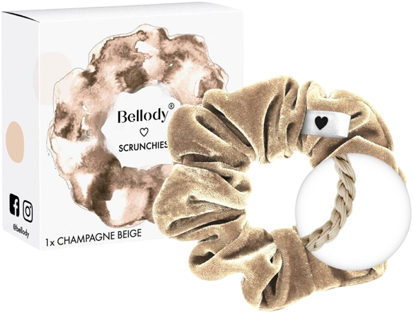 Haargummis Bellody Velours Haargummi Champagne Beige