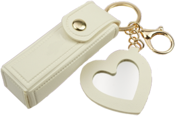 Lippenstift / Zerstäubertasche weiß