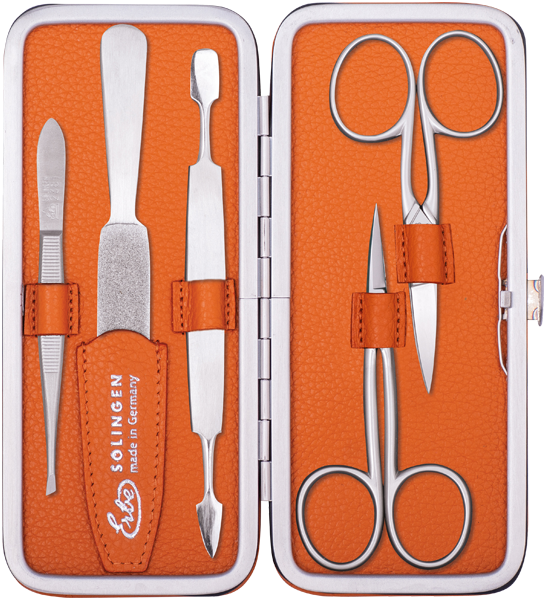 Manicure Etuis Erbe Inox Bügel-Etui Orange