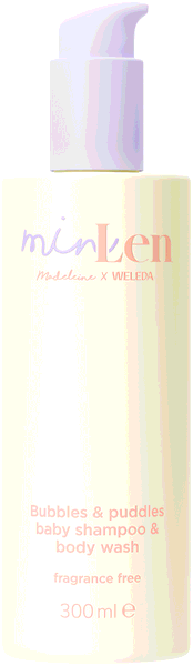 minLen Bubbles & Puddles Baby Shampoo & Body Wash
