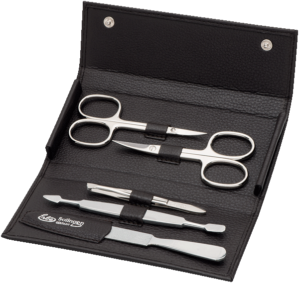 Druckknopf-Etui Lollipop, vernickelt