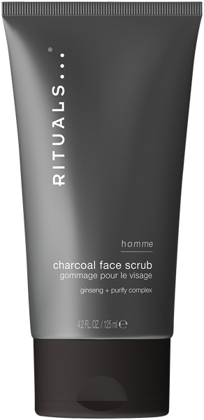 Homme Charcoal Face Scrub