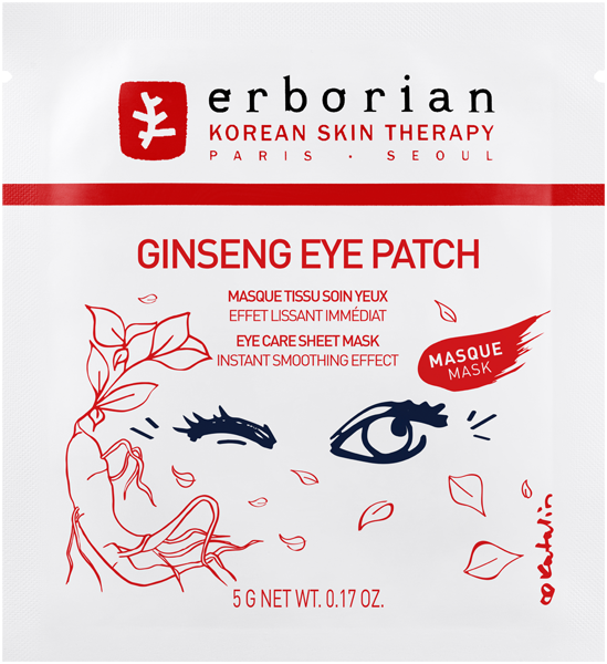 Augenmaske Erborian Ginseng Eye Patch Mask