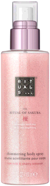 The Ritual of Sakura Shimmering Body Spray