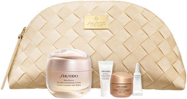 Feuchtigkeitspflege Shiseido Benefiance Cream Holiday Pouch Set