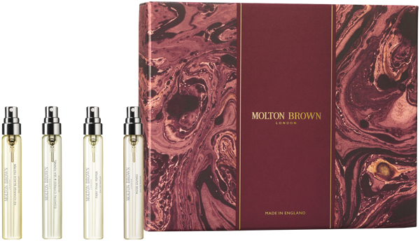 Premium Molton Brown Woody & Floral Fragrance Duft Discovery Set