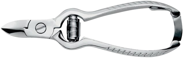 14cm, MANART Puffernagelzange, vernickelt, in Blister