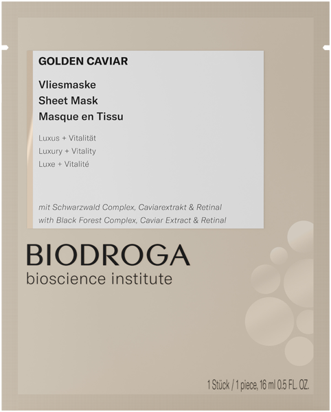 Bioscience Institute Golden Caviar Vliesmaske