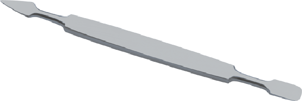 Doppelinstrument 13 cm matt