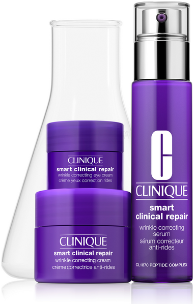 Seren Clinique Smart Clinical Repair Smooth & Renew Lab, feel smoother and look younger
