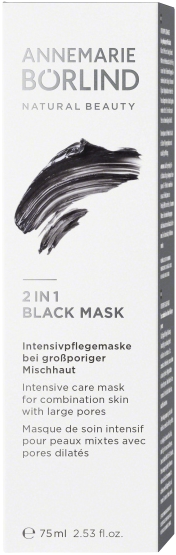 2-in-1 Black Mask