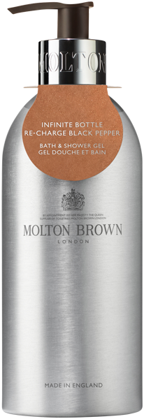 Re-Charge Black Pepper Bade- und Duschgel Wiederbefüllbare Flasche