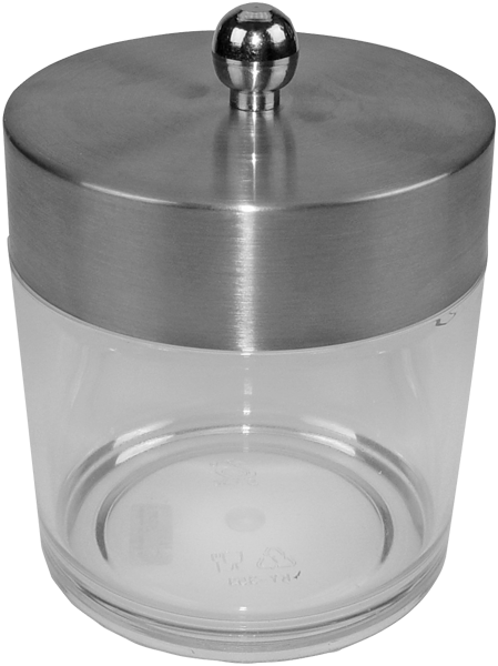 Wattebox, Acryl/Edelstahl