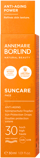 Sonnenpflege ANNEMARIE BÖRLIND Suncare Face Anti-Aging Sun Protection Drops LSF 30
