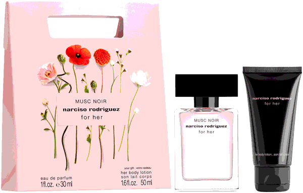 For Her Musc Noir Shopping Bag Set