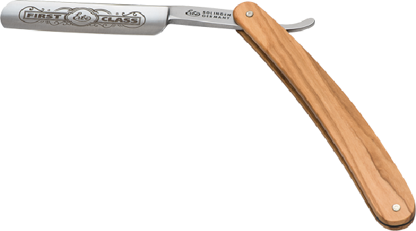 Rasiermesser, 159 mm, Olivenholz