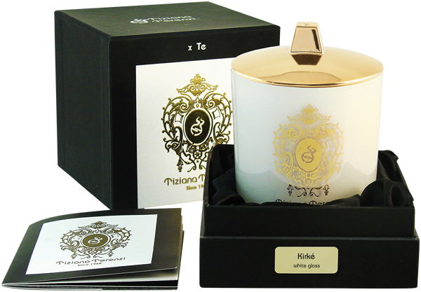 Duftkerzen Tiziana Terenzi Kirkè Candle small White Glass with Lid
