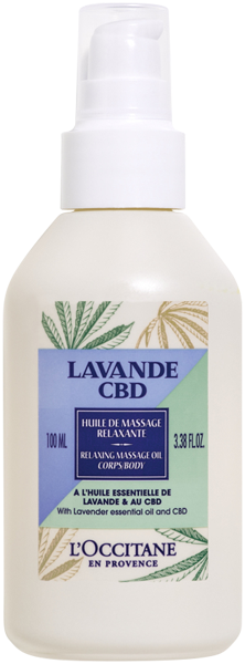 Lavendel CBD Massageöl