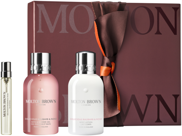 Delicious Rhubarb & Rose Scent Layering-Set