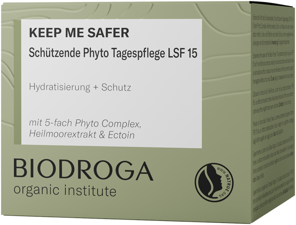 Phyto Pflege Biodroga Organic Institute Keep Me Safer Schützende Phyto Tagespflege LSF 15