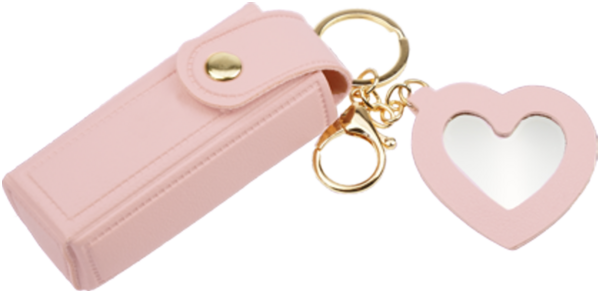 Lippenstift / Zerstäubertasche rosa