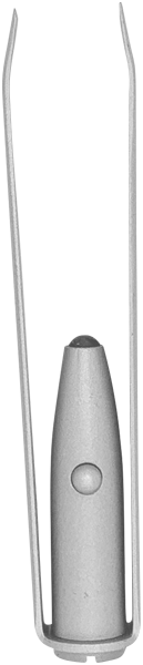 8,5cm, LED Pinzette, silber, in Blister