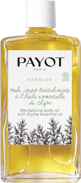 Herbier Huile corps Revitalisante à l'huile essentielle de thym