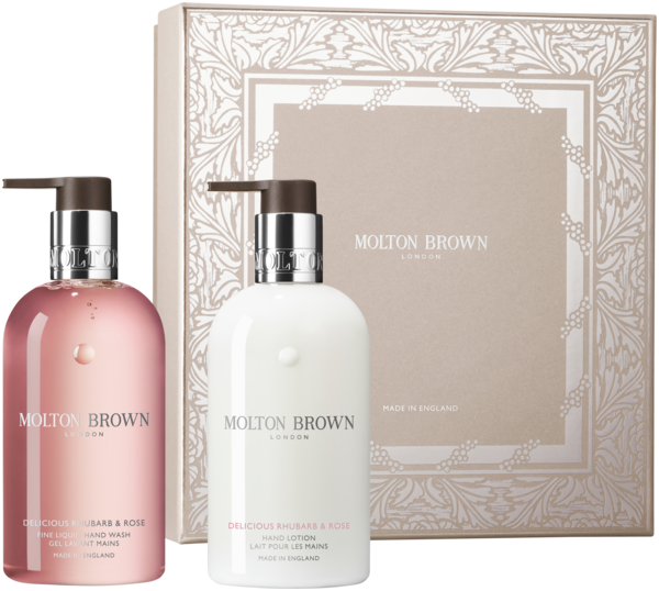 Handseifen Molton Brown Delicious Rhubarb & Rose Handpflegeset