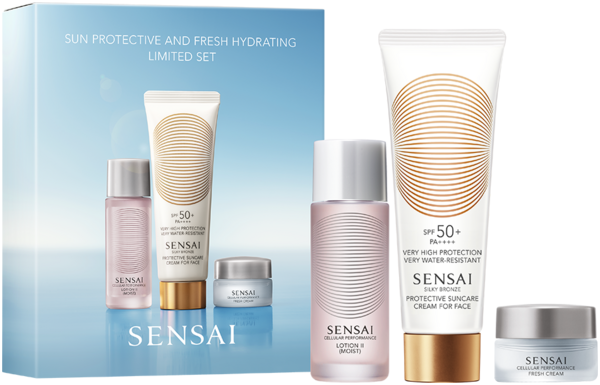 NEUHEITEN SENSAI Silky Bronze Sun Protective And Fresh Hydrating LTD Set