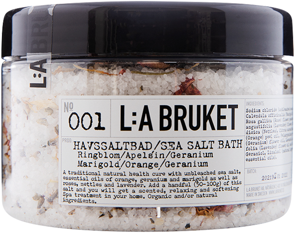 001 Bath Salt Marigold / Orange / Geranium