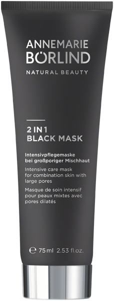 2-in-1 Black Mask