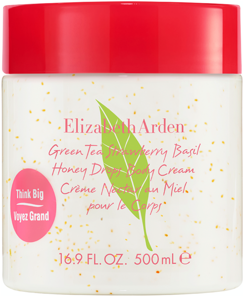 Green Tea Strawberry Basil Honey Drops Body Cream