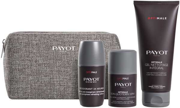 Gesichtsreinigung Payot Optimale Set = Soin Quotidien 3-en-1 75 ml + Gel Nettoyage Intégral 100 ml + Déodorant 24H 75 ml
