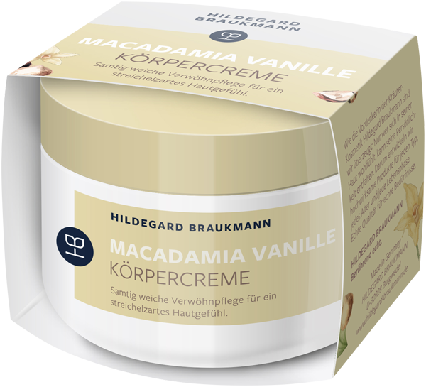 Pflege Hildegard Braukmann Macadamia Vanille Körpercreme