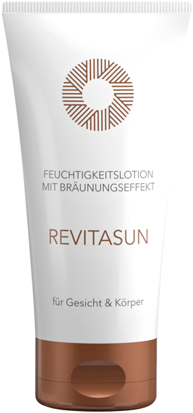 Feuchtigkeitslotion mit Bräunungseffekt