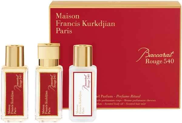 Premium Maison Francis Kurkdjian Baccarat Rouge 540 Body Ritual Set