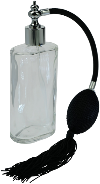 Klarglas-Flasche, oval, Ballpumpe