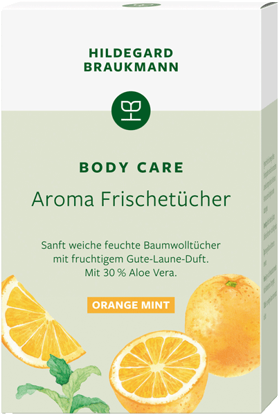 Body Care Aroma Frischetücher Orange Mint