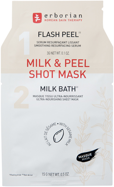 Masken Erborian Milk&Peel Shot Mask
