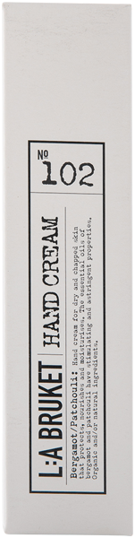 102 Hand Cream Bergamot/Patchouli Cosmos Natural Certified