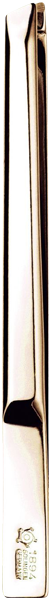 8cm, Pinzette, vergoldet, schräg, in Blister