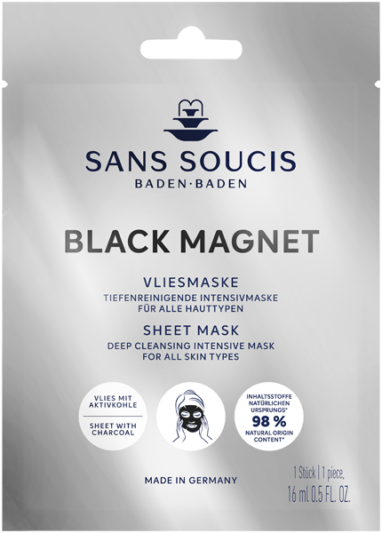 Vliesmaske Black Magnet