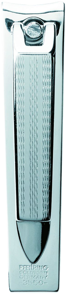 6cm, Nagelknipser mit Feile, vernickelt, in Blister