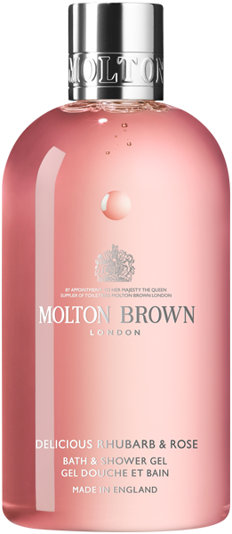 Delicious Rhubarb & Rose Bath & Shower Gel