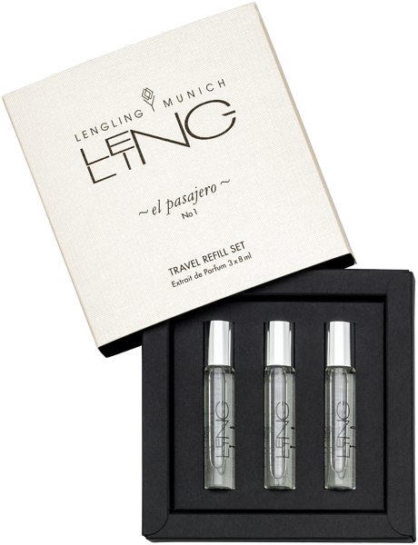 No 1 El Pasajero Travel Refill = Extrait de Parfum 3 x 8 ml